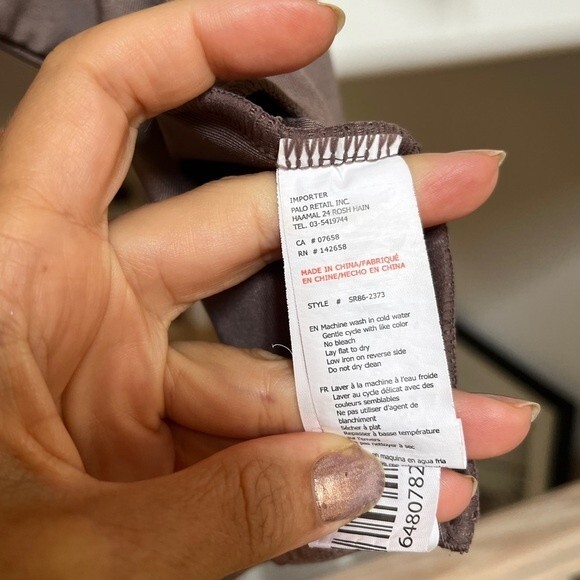 Sommer Ray Rose Gold Zip Front Active Sports Bra In Rose Gold Camo S - Picture 10 of 10